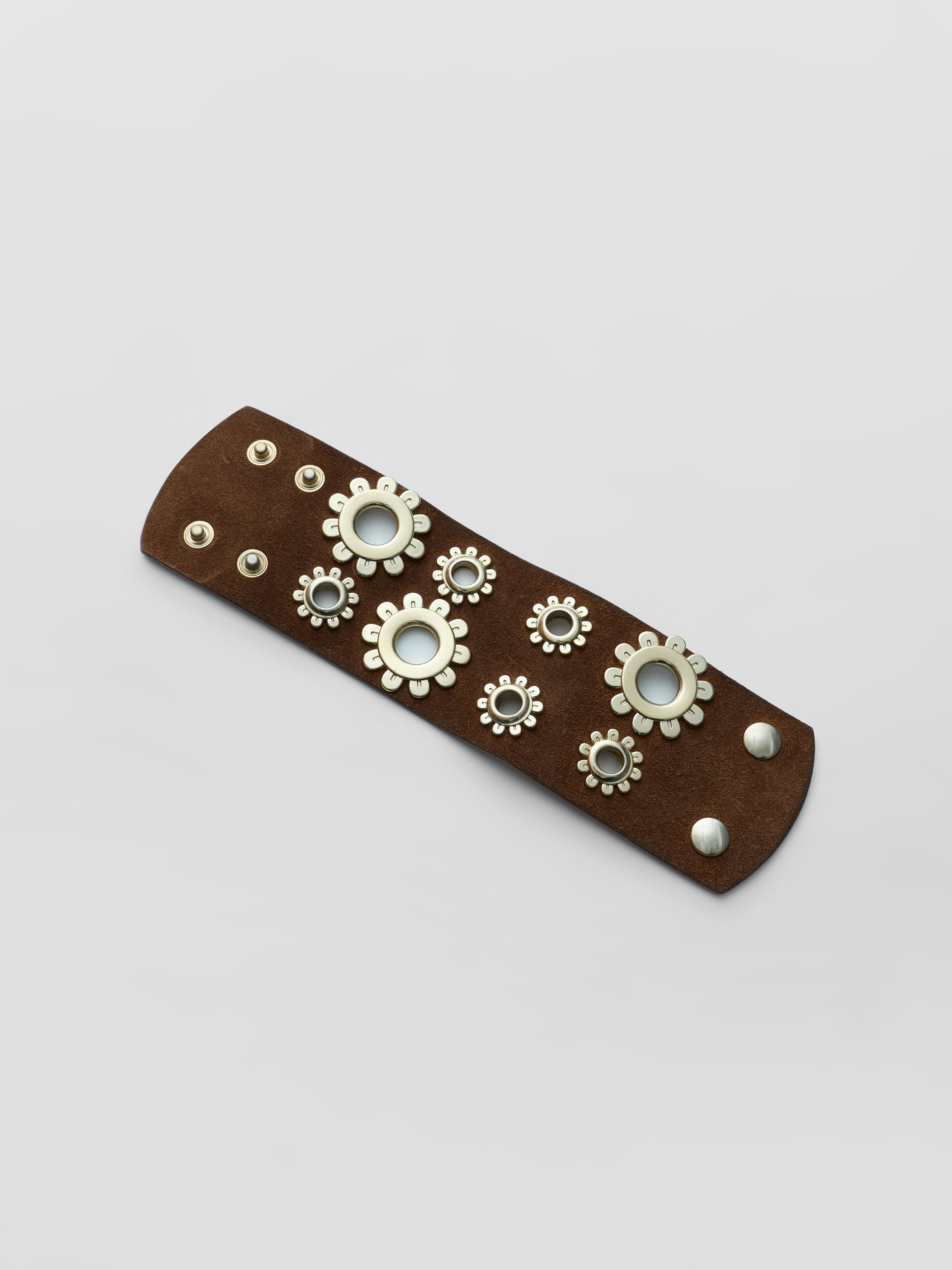 Blumarine Floral Eyelet Cuff Bracelet 