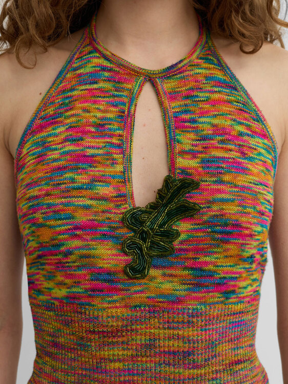 Miss Sixty Knitted Halter Top 