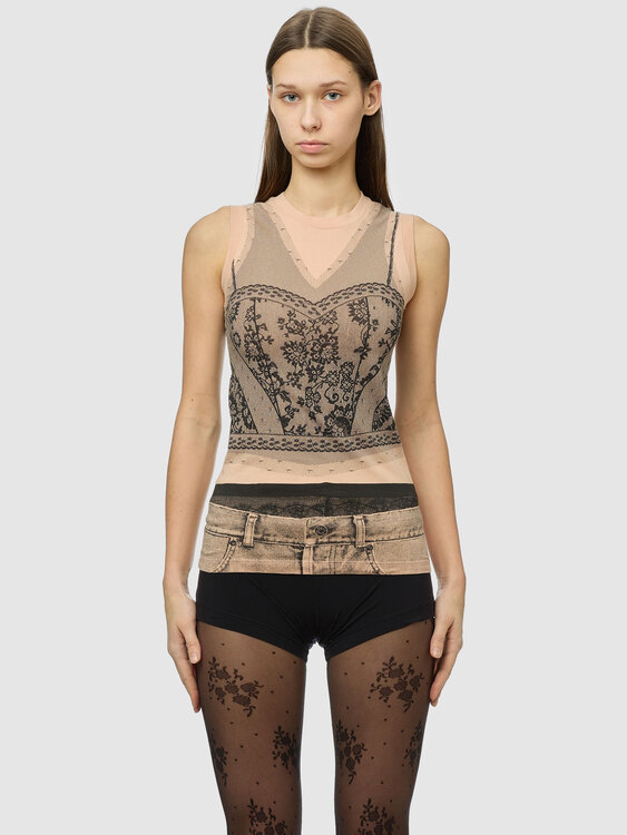 Dior Lace Print T-Shirt 