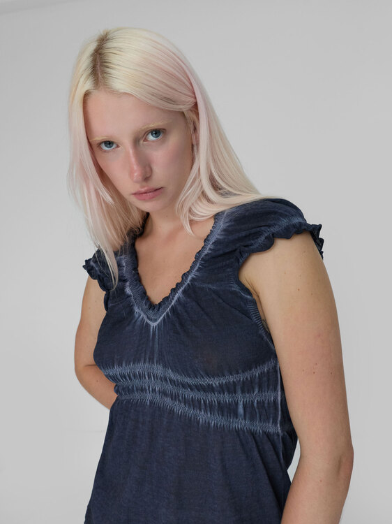 Fornarina Washed Effect Knit Top 