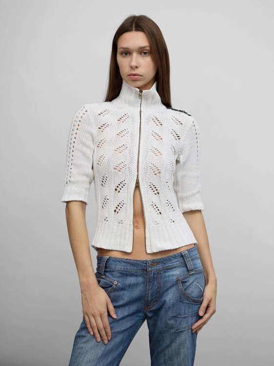 Miss Sixty Zip-Up Cardigan 