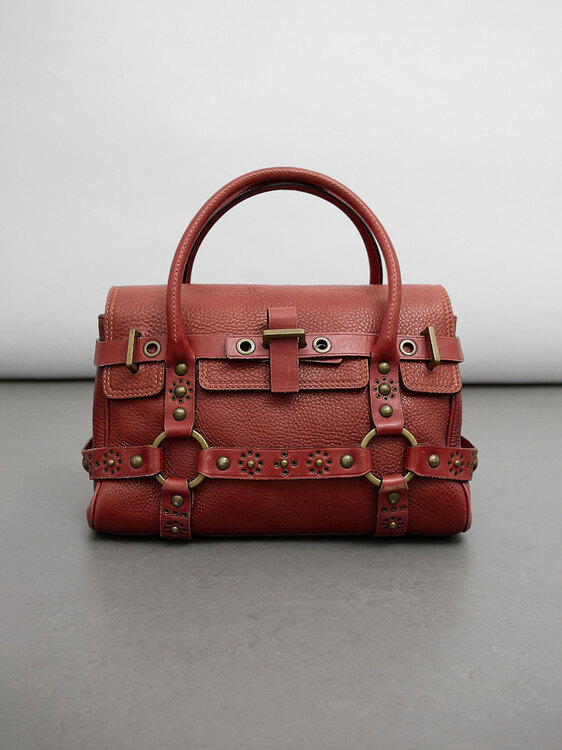 Luella Red Leather Handbag 