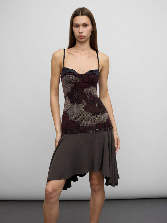 Knitted Bustier Top 