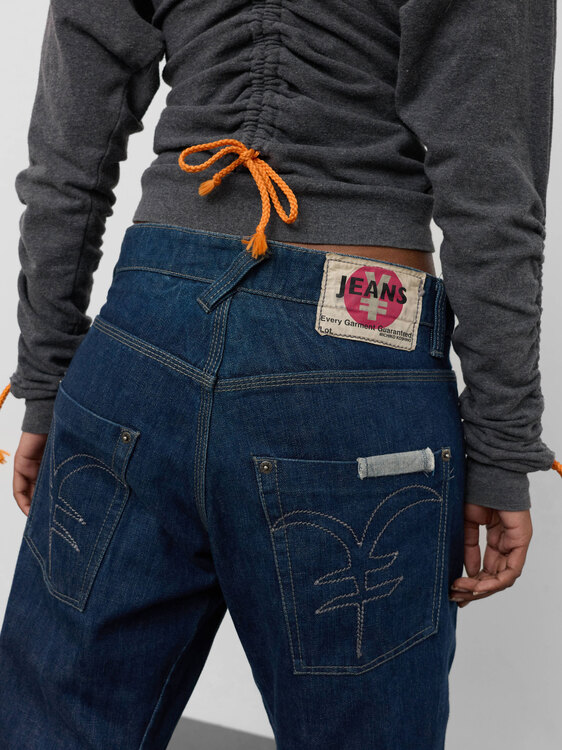 Michiko Koshino Barrel Leg Jeans 