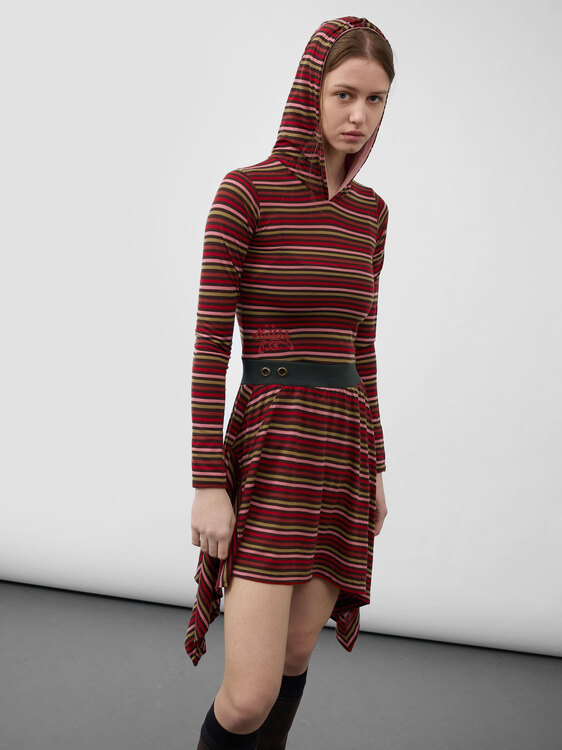 Killah Striped Mini Dress 