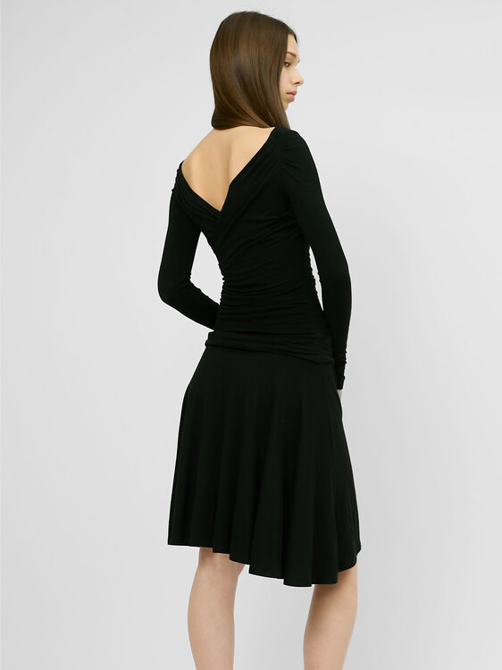 Plein Sud Gathered Midi Dress 