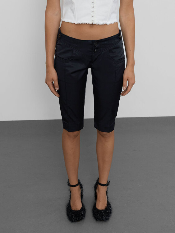 Miss Sixty Satin Low Rise Shorts 