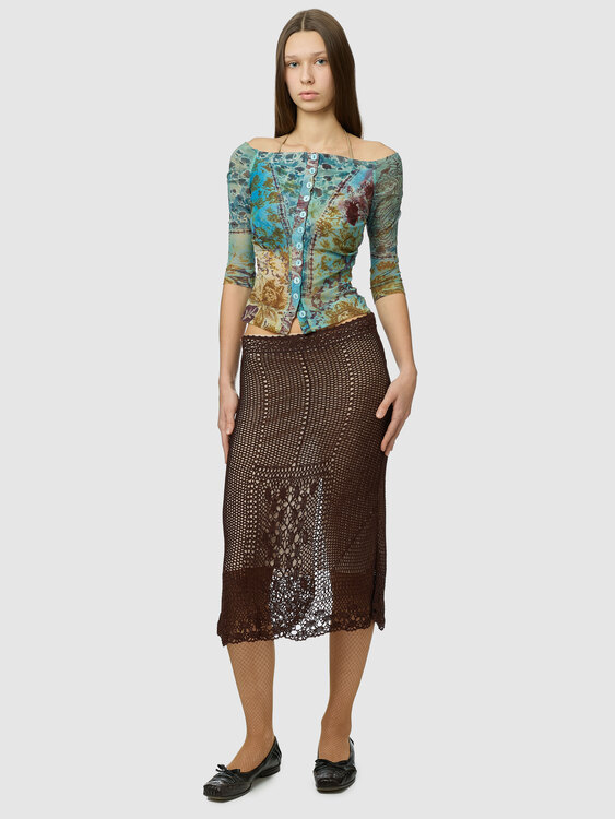 Plein Sud Mesh Cardigan 