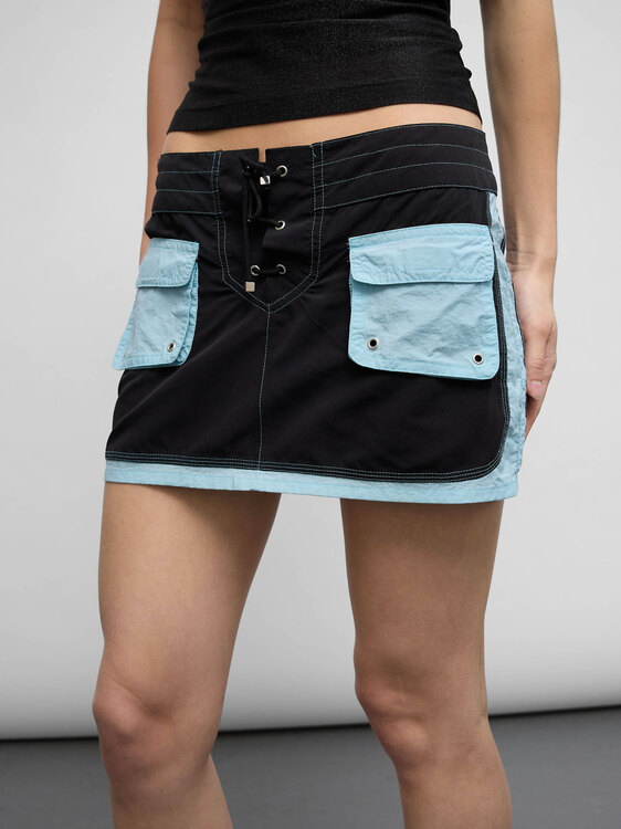 Blumarine Surfboard Mini Skirt 