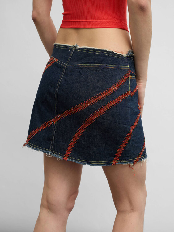 Nolita Baseball Mini Skirt 