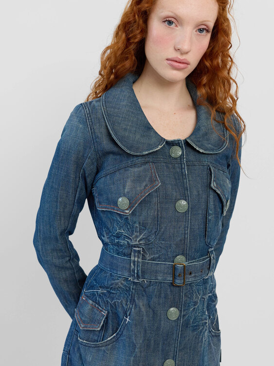 Michiko Koshino Denim Coat 