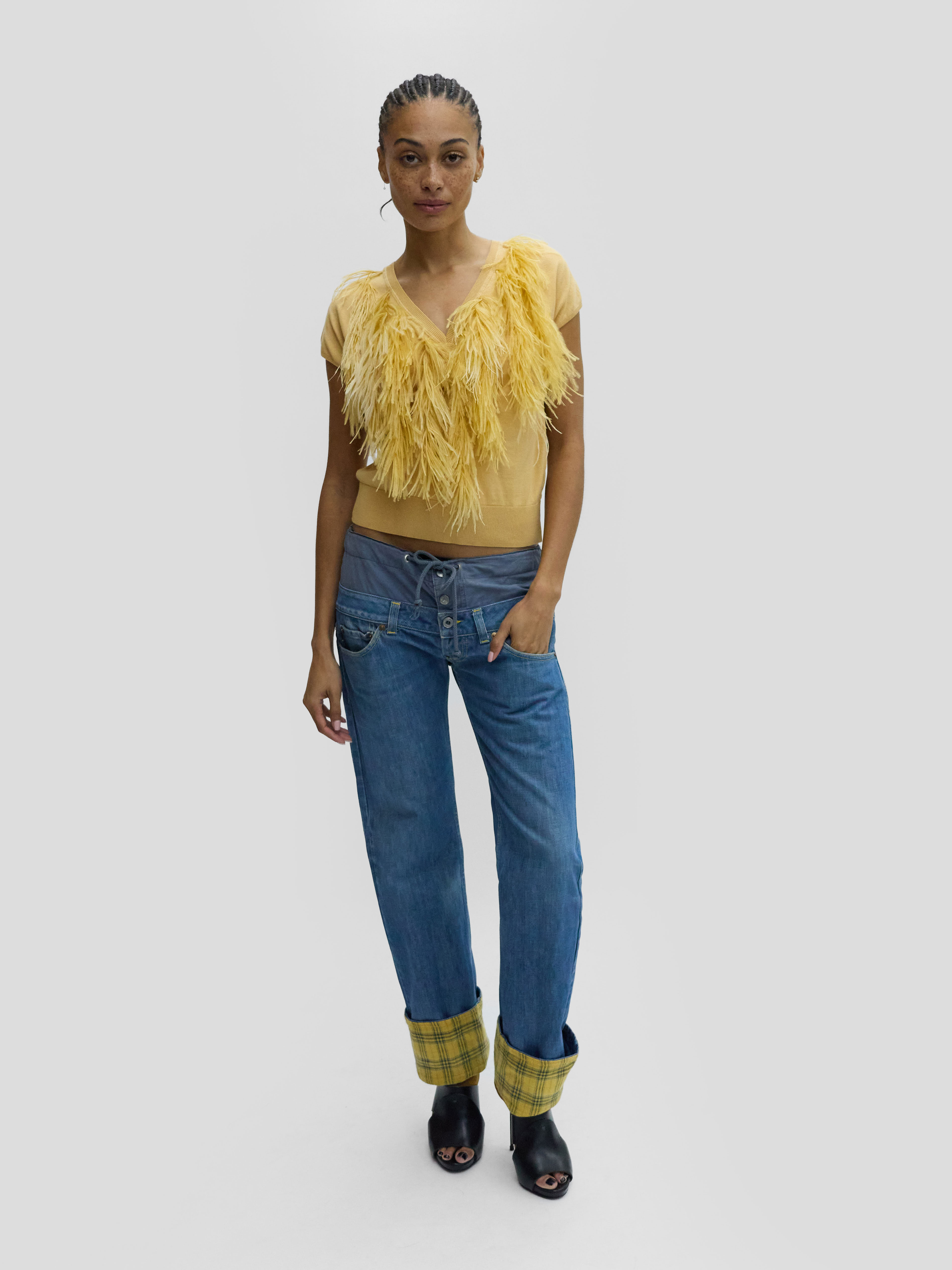 Michiko Koshino Double Waist Jeans 