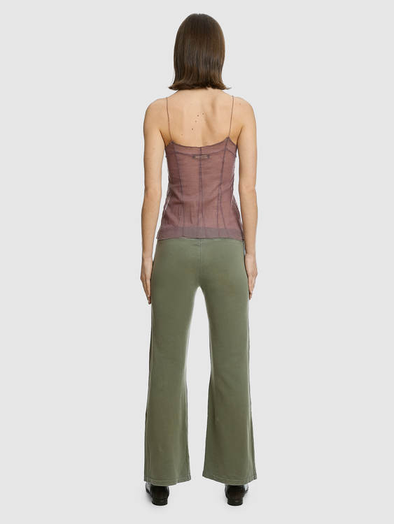 Plein Sud Lilac Mesh Camisole Top 