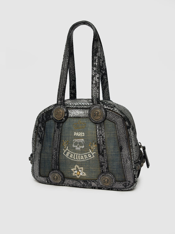 Galliano Leather Handbag 