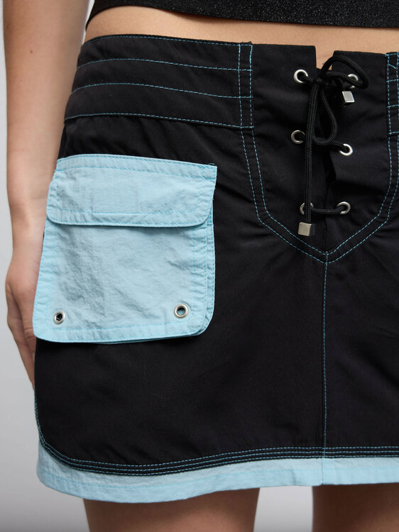 Blumarine Surfboard Mini Skirt 