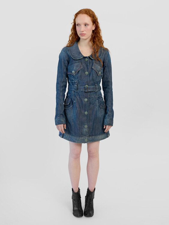 Michiko Koshino Denim Coat 