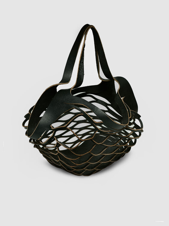 Gaultier Leather Tote Bag 
