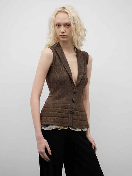 Just Cavalli Knitted Vest 