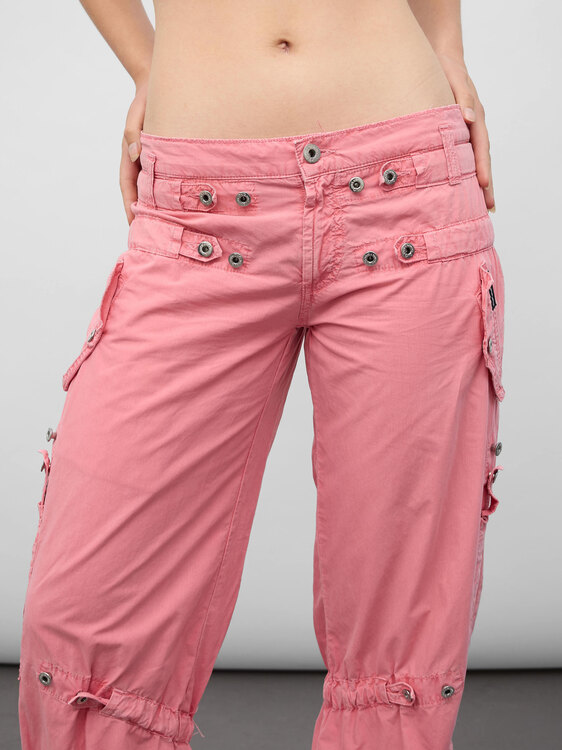 Dolce & Gabbana Pink Cargo Trousers 