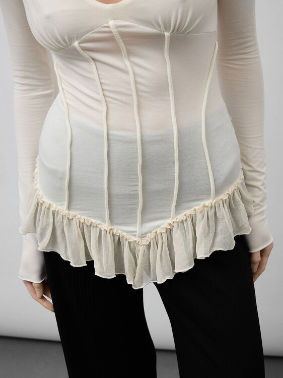 Fornarina Cream Blouse 