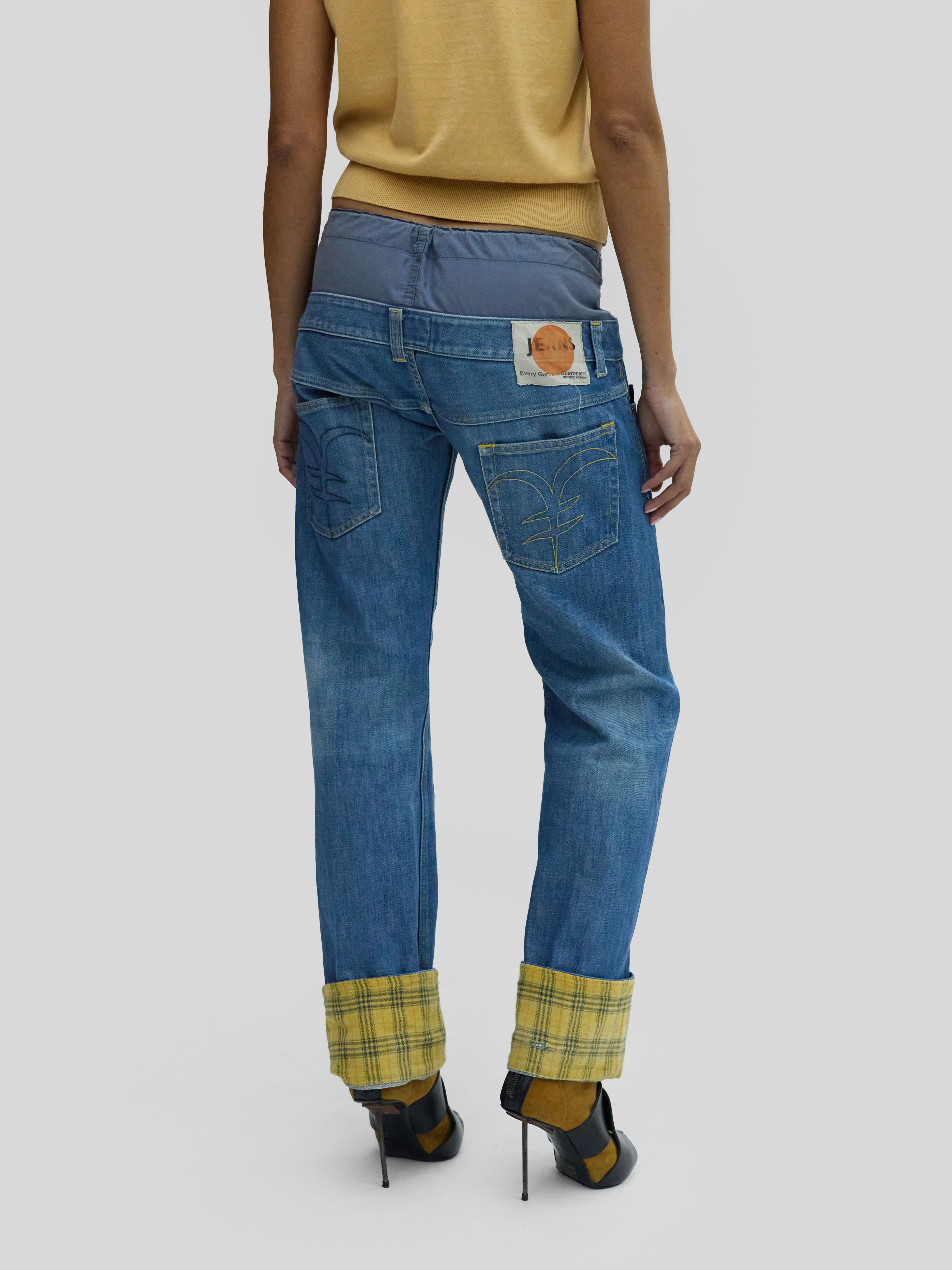 Michiko Koshino Double Waist Jeans 