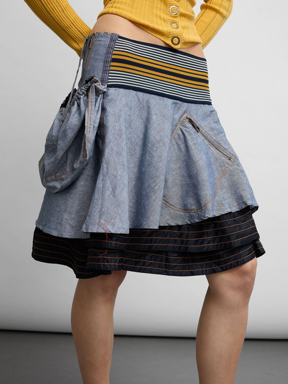 Light Denim Skirt 