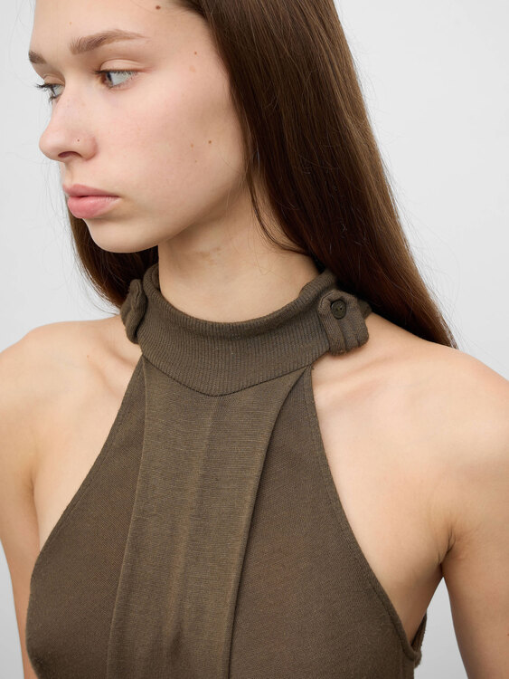 Patrizia Pepe Halter Dress 