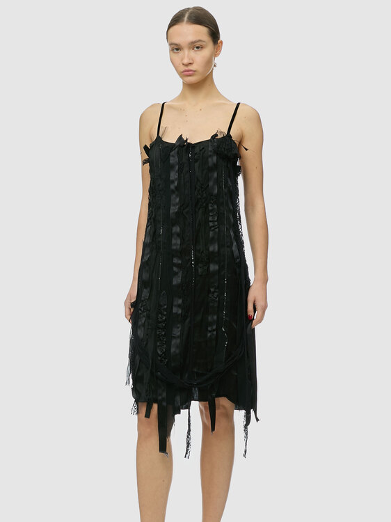 Miss Sixty Black Midi Dress 