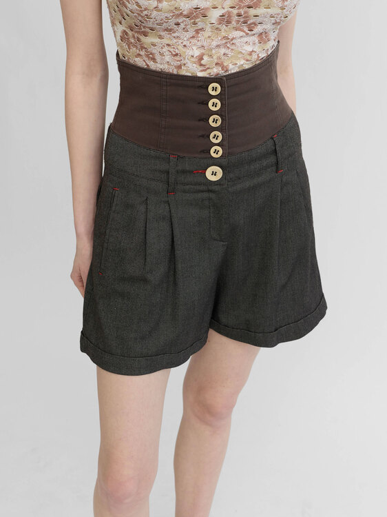 Cop Copine Corset Shorts 
