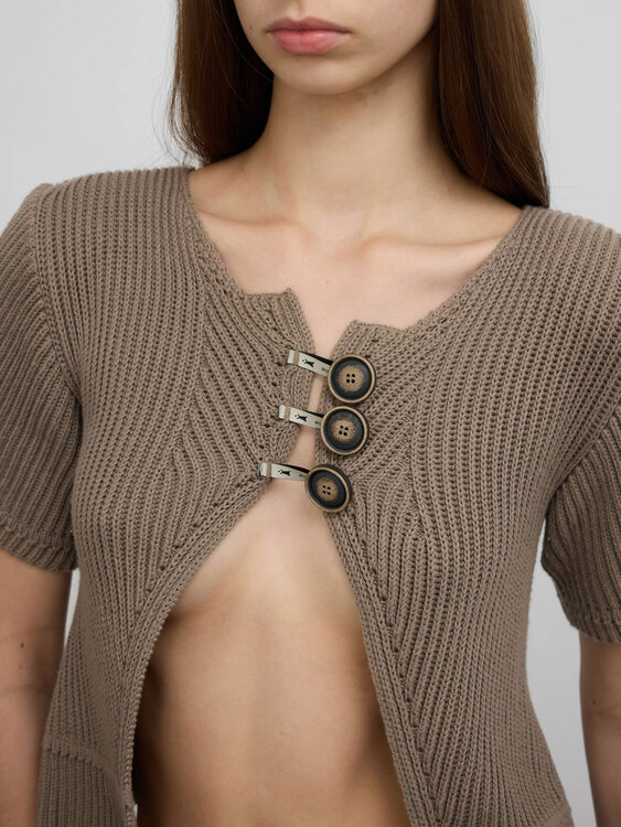 Cop Copine Cropped Cardigan 