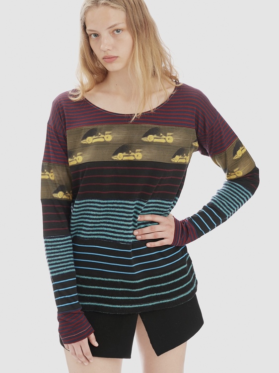 Prada Striped Jersey 
