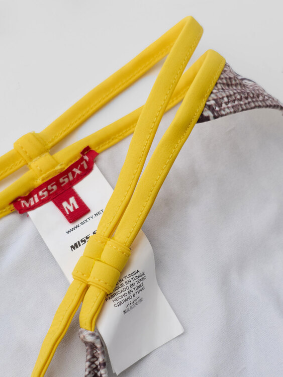 Miss Sixty Snake Print Bikini 