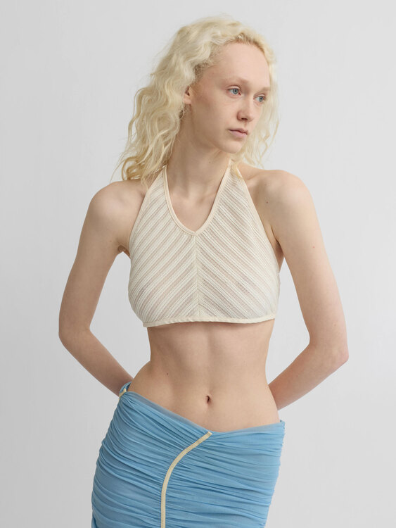 Extē Macramé Halter Top 