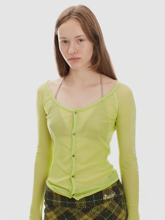 Diesel Mesh Cardigan 