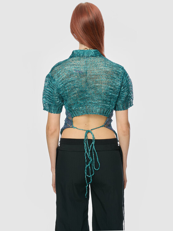 Gazebo Open Back Cardigan 