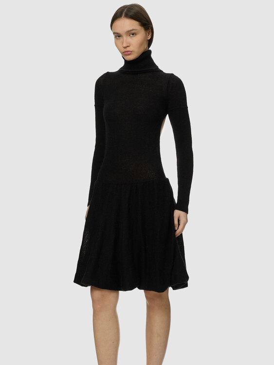 Stefanel Knit Open Back Dress 