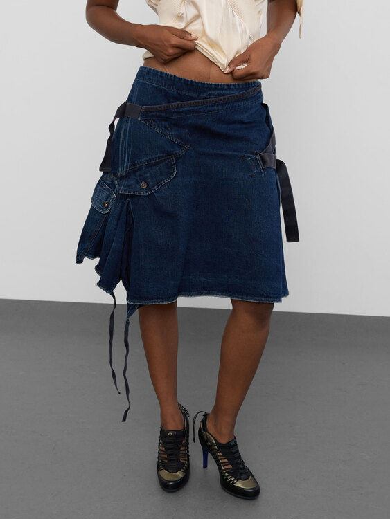 Girbaud Asymmetrical Skirt 