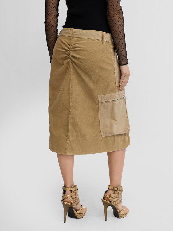 Nolita Corduroy Midi Skirt 