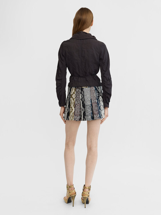 Miss Sixty Brocade Mini Skirt 