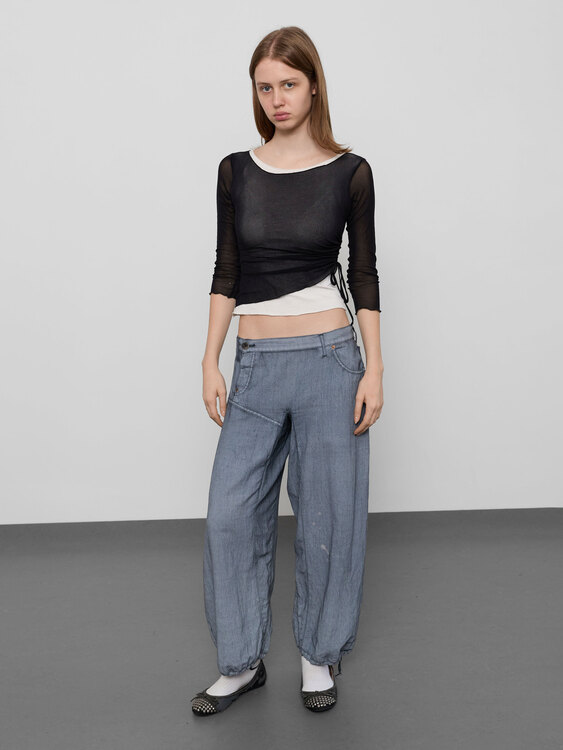 Michiko Koshino Wide-Leg Trousers 