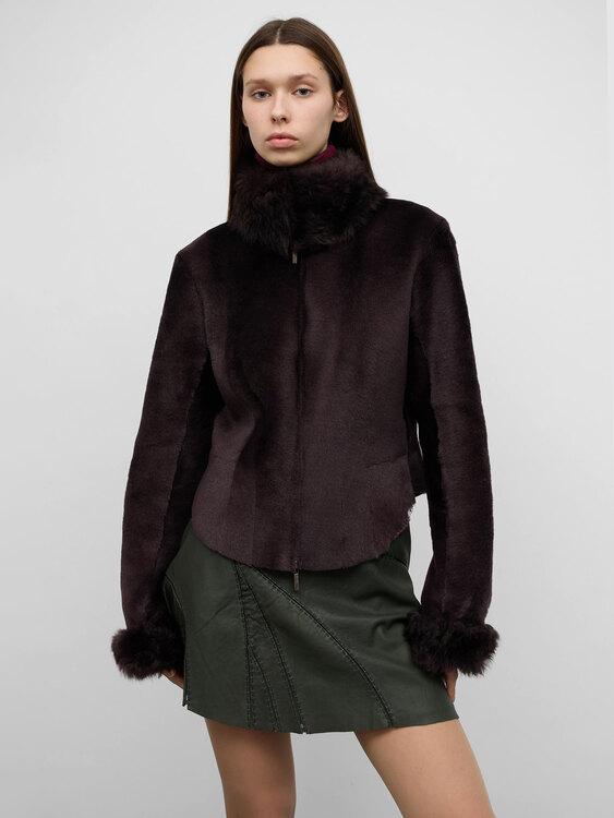 Sportmax Pony Leather Jacket 