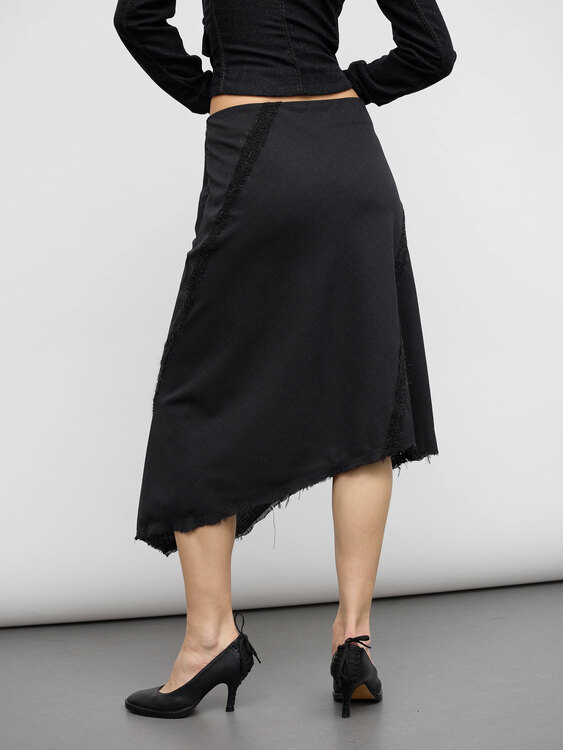 Nolita Asymmetrical Midi Skirt 
