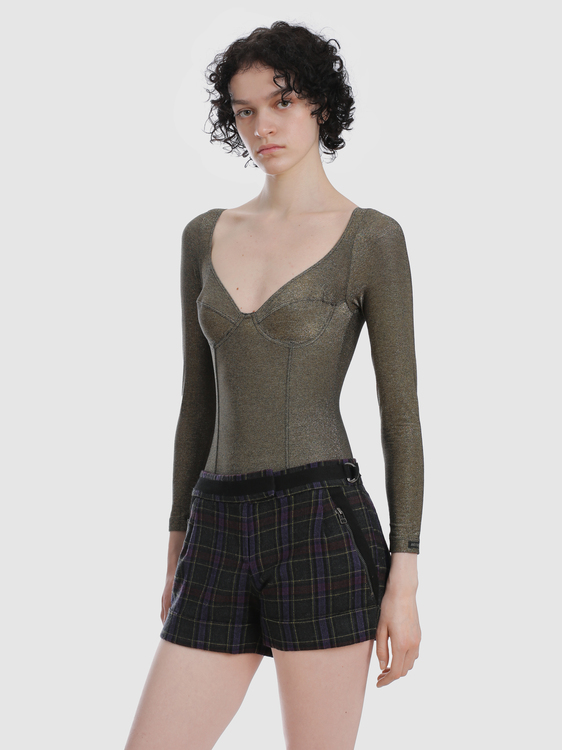 L.A.M.B. Tartan Shorts 