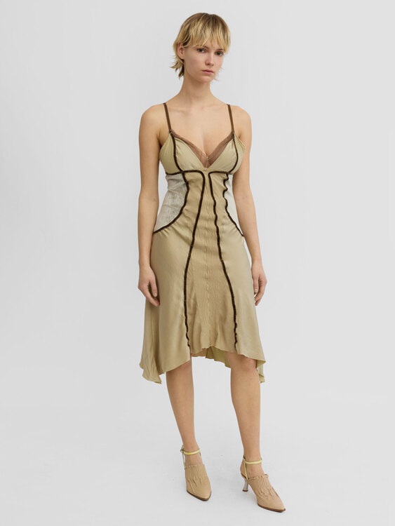 Nolita Silk Midi Dress 