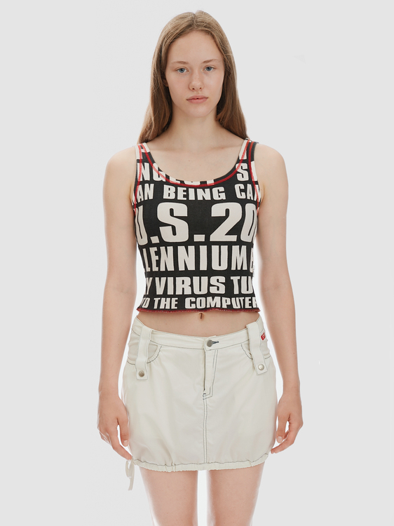 Suspect Rib Cotton Top 