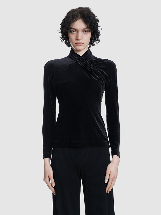 Plein Sud Velvet Blouse 