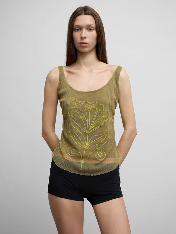 Michiko Koshino Mesh Top 