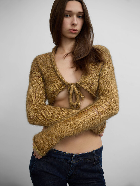 Miss Sixty Gold Shrug 