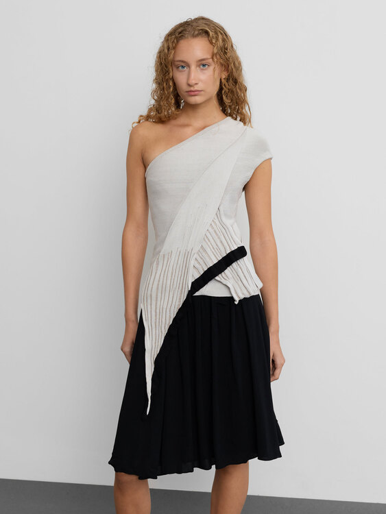 Asymmetrical Knitted Top 