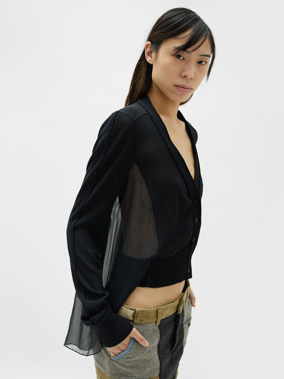 Plein Sud Deconstructed Cardigan 